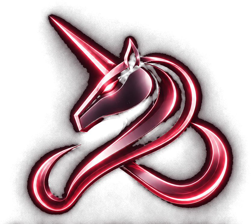 Unipool 3D unicorn emblem